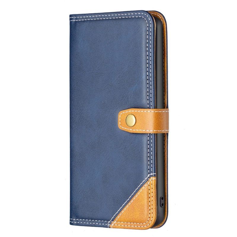 Leren Hoesje voor Xiaomi 12T / 12T Pro Vintage Binfen-kleur