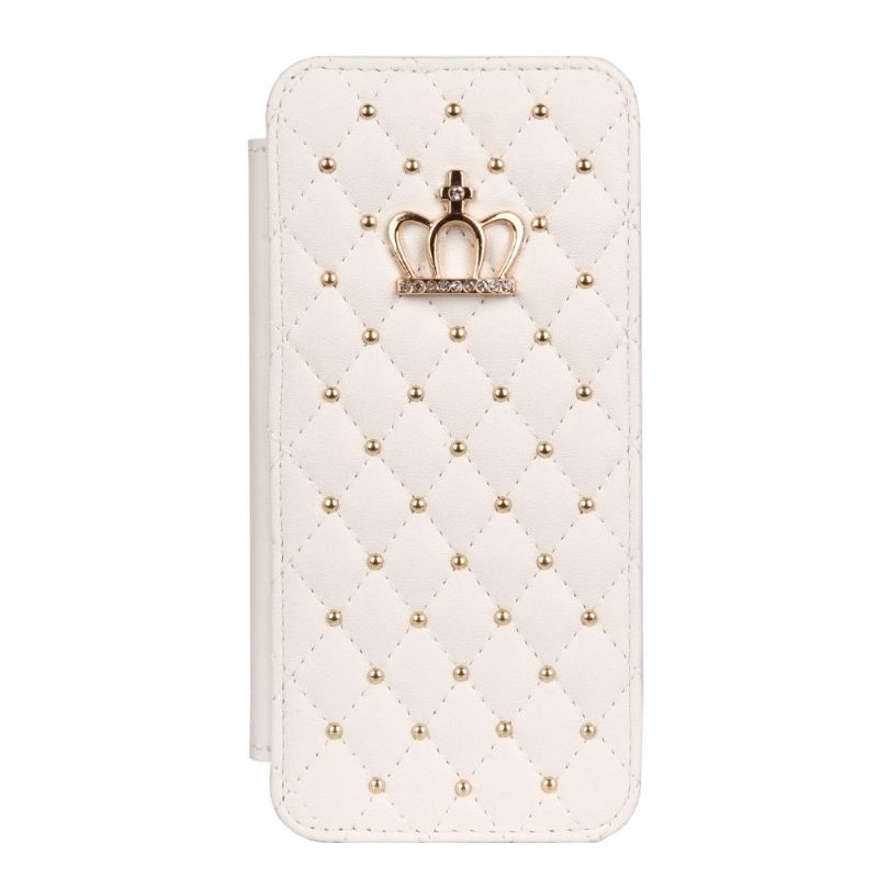 Flip Case voor Samsung Galaxy S9 Gewatteerd Met Kroon