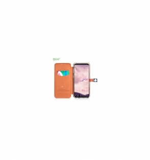 Flip Case voor Samsung Galaxy S9 Lenuo Kunstleer Premium - Bruin