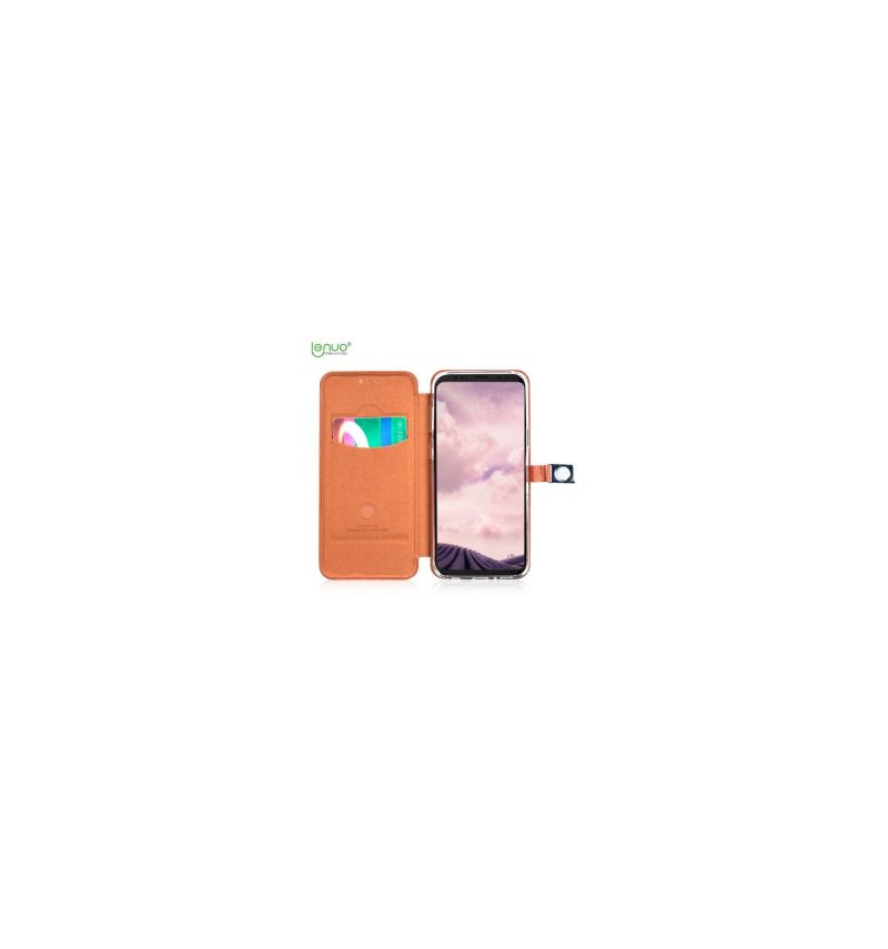 Flip Case voor Samsung Galaxy S9 Lenuo Kunstleer Premium - Bruin