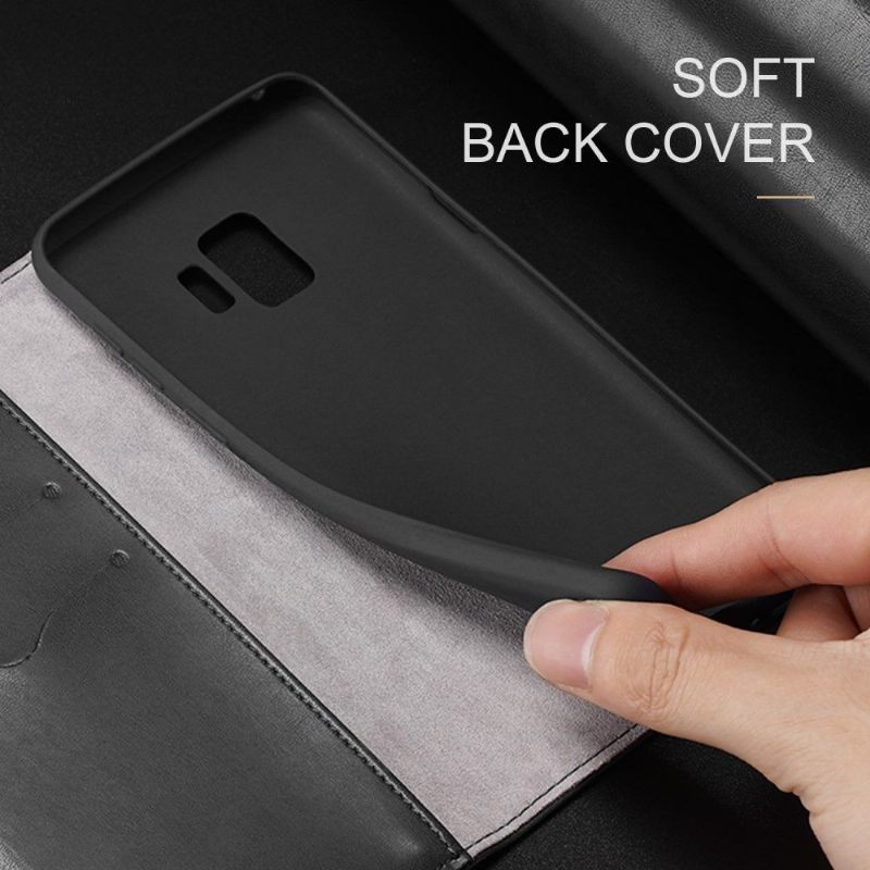 Folio-hoesje voor Samsung Galaxy S9 Kado Leder Effect Serie