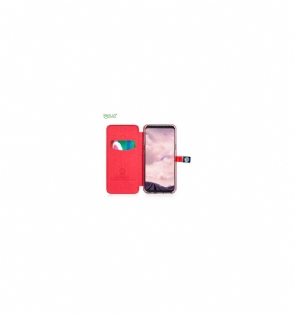 Folio-hoesje voor Samsung Galaxy S9 Lenuo Kunstleer Premium - Rood