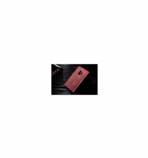 Hoesje Folio-hoesje voor Samsung Galaxy S9 Portemonnee Verwijderbaar Rood