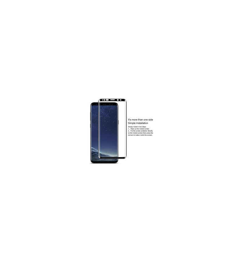 Samsung Galaxy S9 Full Size Glazen Screenprotector - Zwart