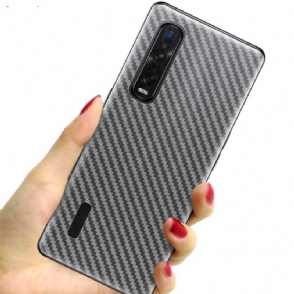 Carbon Achterste Films Voor Oppo Find X2 Pro (2 Stuks)