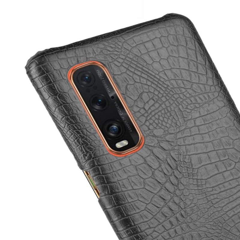 Hoesje voor Oppo Find X2 Pro Krokodil-effect