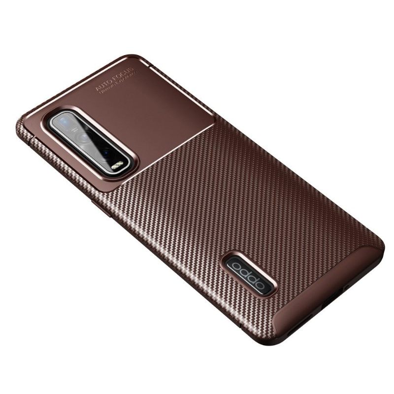 Telefoonhoesje voor Oppo Find X2 Pro Bescherming Karbon Classy