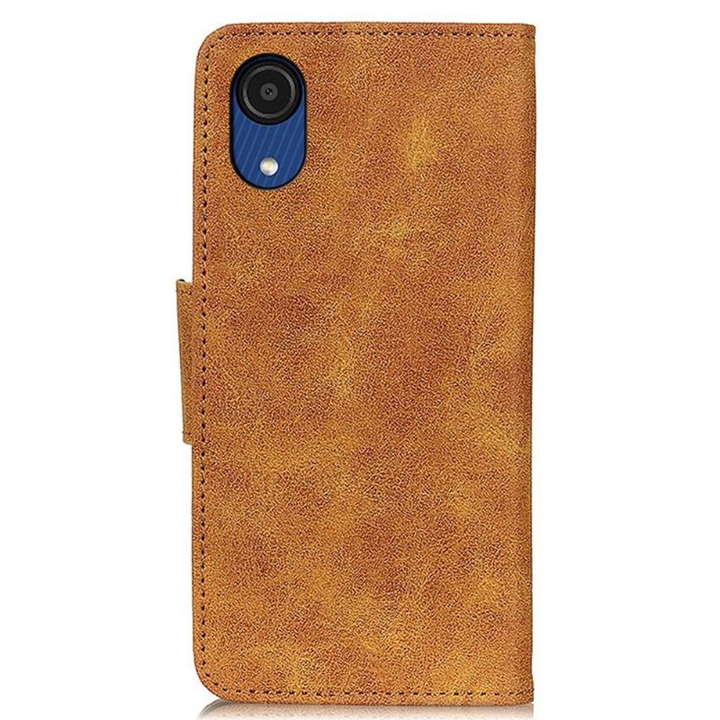 Case voor Samsung Galaxy A03 Core Edouard Kunstleer Vintage