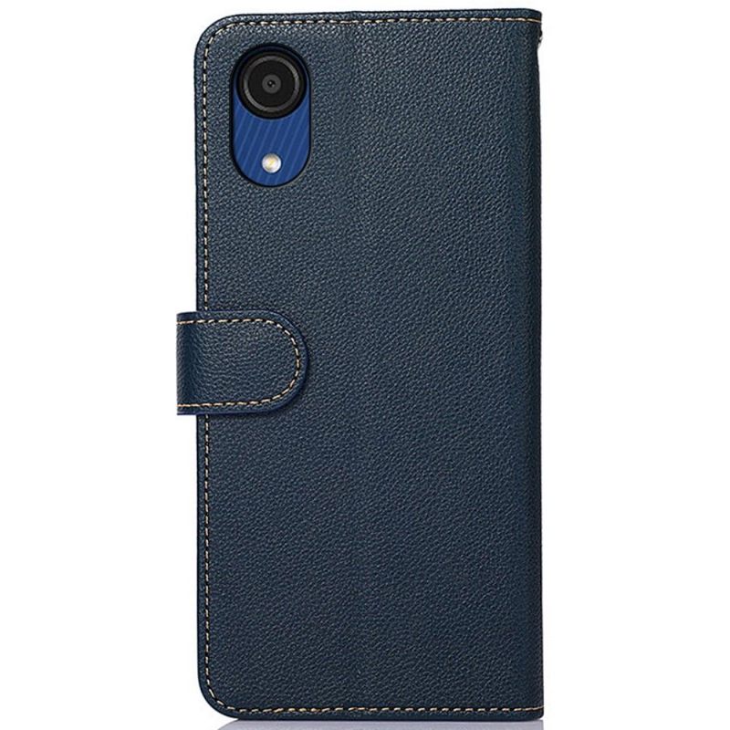 Flip Case voor Samsung Galaxy A03 Core Khazneh Blootgestelde Naden