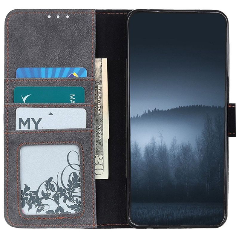 Flip Case voor Samsung Galaxy A03 Core Khazneh Retro Leder Effect