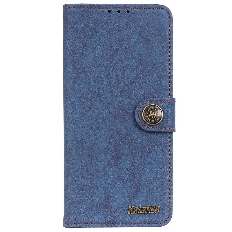 Flip Case voor Samsung Galaxy A03 Core Khazneh Retro Leder Effect