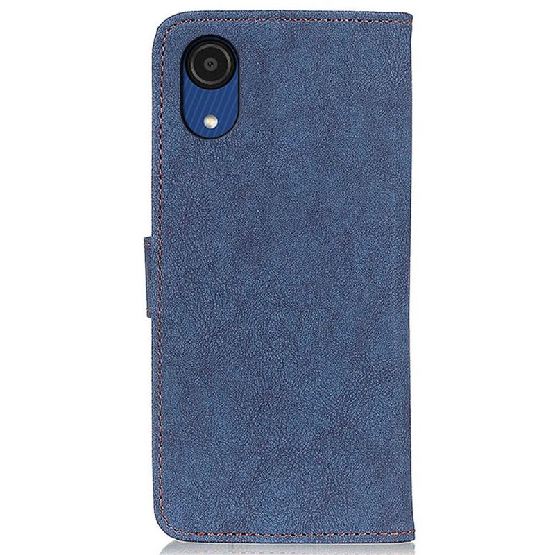 Flip Case voor Samsung Galaxy A03 Core Khazneh Retro Leder Effect