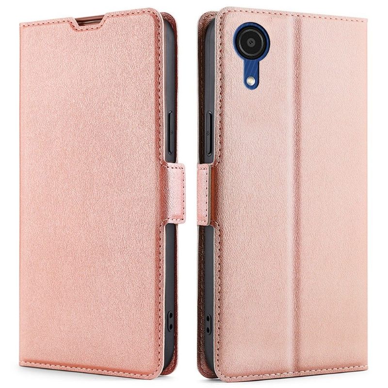 Flip Case voor Samsung Galaxy A03 Core Kunstleer Minimalistisch Bedrijf