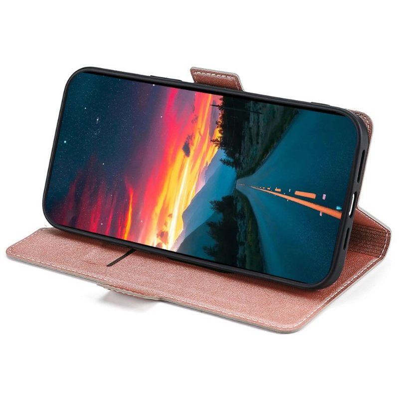 Flip Case voor Samsung Galaxy A03 Core Kunstleer Minimalistisch Bedrijf