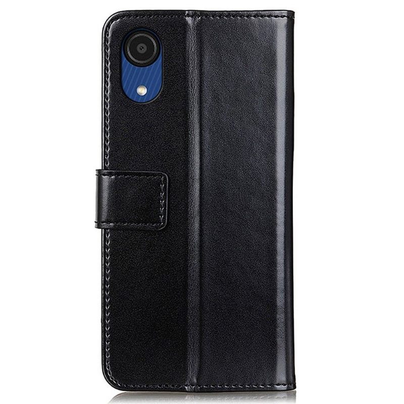 Folio-hoesje voor Samsung Galaxy A03 Core Anti-fall Melody Faux Leather Folio