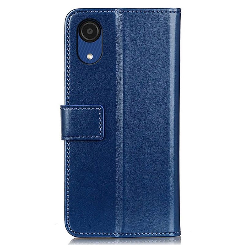 Folio-hoesje voor Samsung Galaxy A03 Core Anti-fall Melody Faux Leather Folio