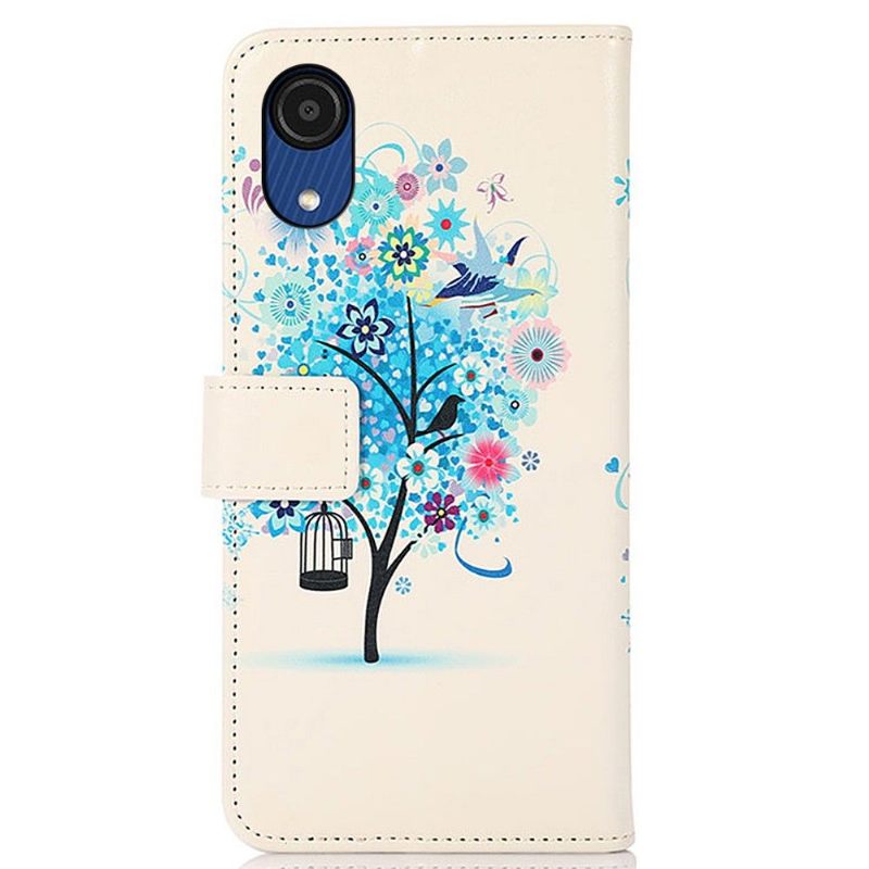 Folio-hoesje voor Samsung Galaxy A03 Core Blauwe Boom