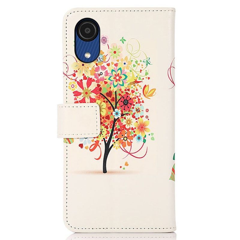 Folio-hoesje voor Samsung Galaxy A03 Core Bloemenboom