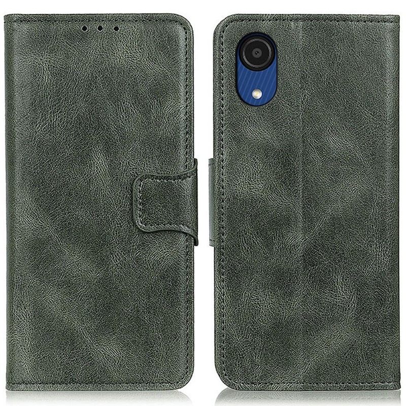 Folio-hoesje voor Samsung Galaxy A03 Core Faux Leather Folio Stand Functie