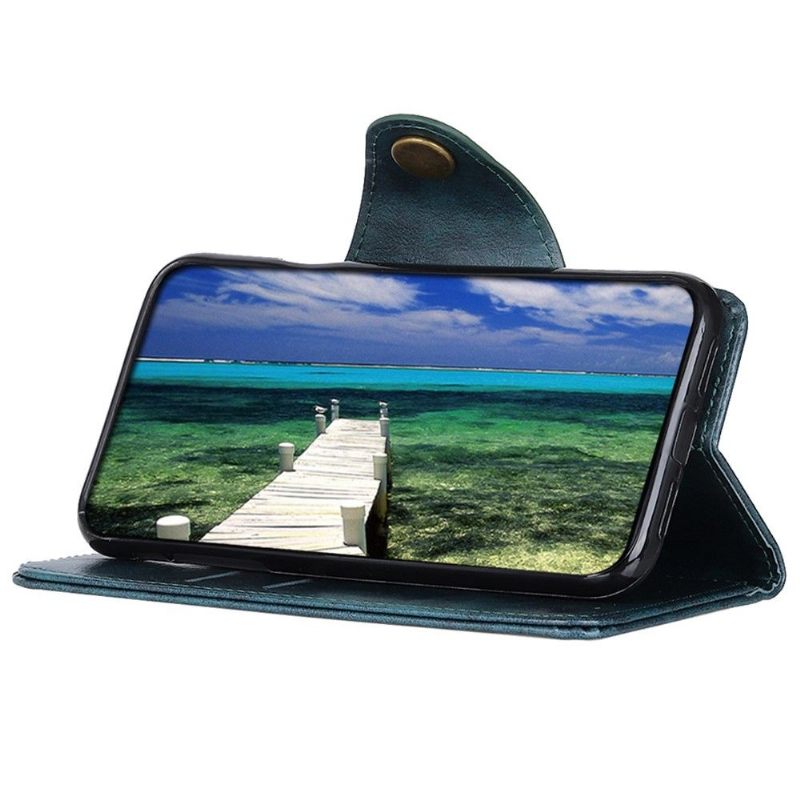 Folio-hoesje voor Samsung Galaxy A03 Core Khazneh Ontwerp Essentieel