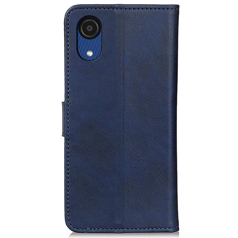 Folio-hoesje voor Samsung Galaxy A03 Core Marius Mat Leereffect