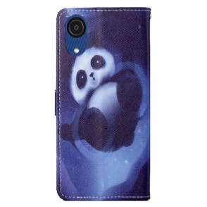 Folio-hoesje voor Samsung Galaxy A03 Core Panda