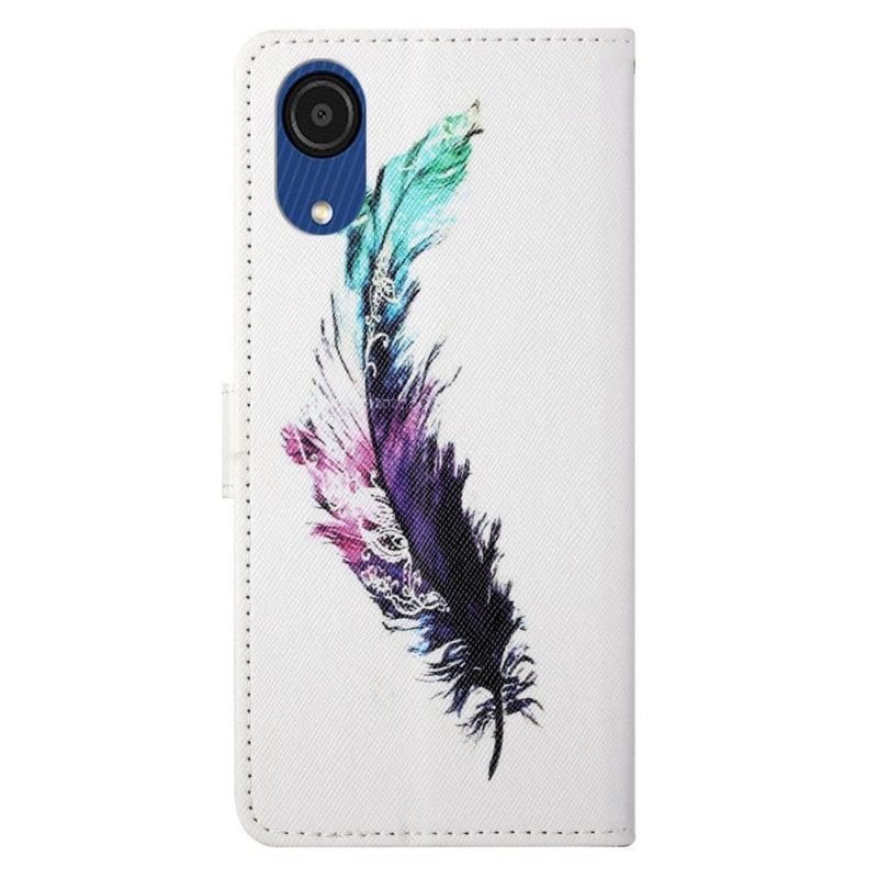 Folio-hoesje voor Samsung Galaxy A03 Core Veer