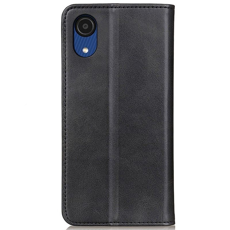 Leren Hoesje voor Samsung Galaxy A03 Core Bescherming Folio-hoesje Simone Flip Faux Verouderd Leer