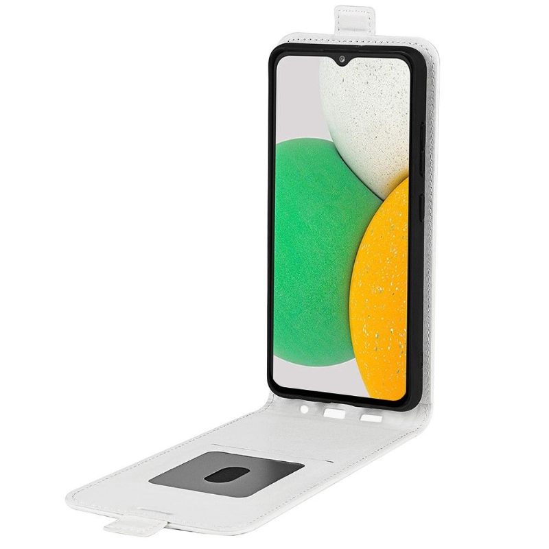 Leren Hoesje voor Samsung Galaxy A03 Core Bescherming Folio-hoesje Verticaal Kunstleer