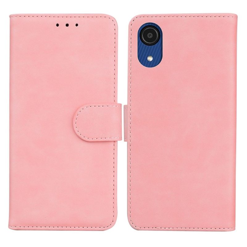 Leren Hoesje voor Samsung Galaxy A03 Core Roman Soft Touch