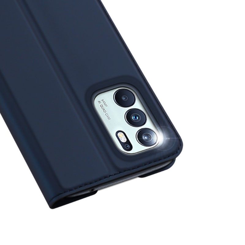 Cover voor Oppo Reno 6 5G Anti-fall Zakelijk Satijneffect