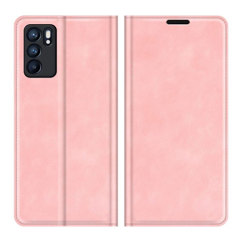 Cover voor Oppo Reno 6 5G Kunstleer Functie Stand