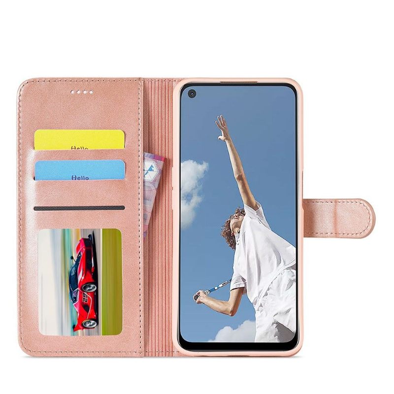 Folio-hoesje voor Oppo Reno 6 5G Anti-fall Leereffect Lc.imeeke