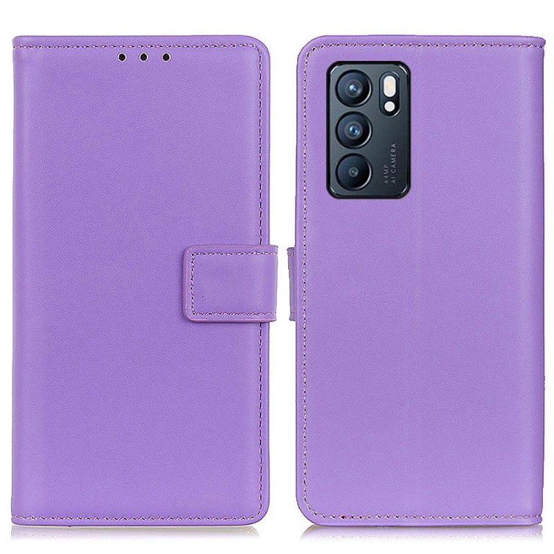 Folio-hoesje voor Oppo Reno 6 5G Basis Kunstleer