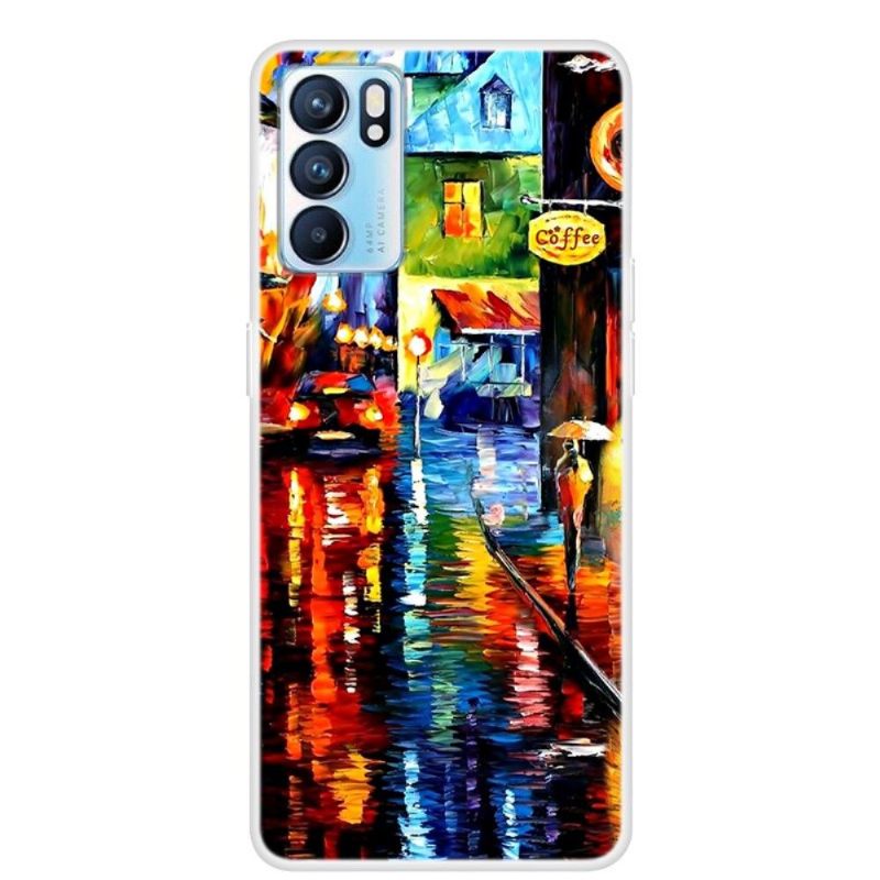 Hoesje voor Oppo Reno 6 5G Artistiek Schilderij