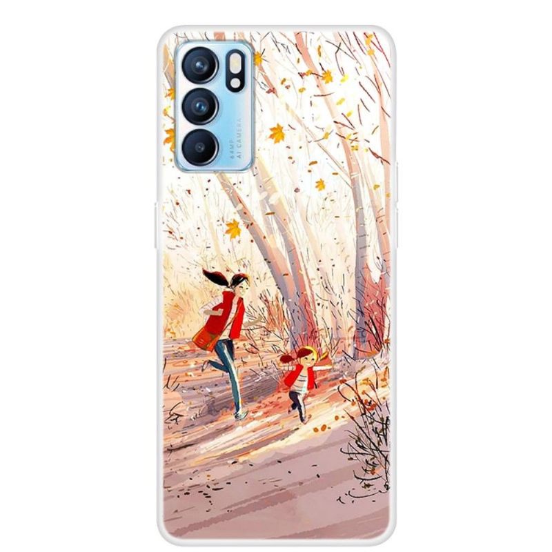 Hoesje voor Oppo Reno 6 5G Herfst