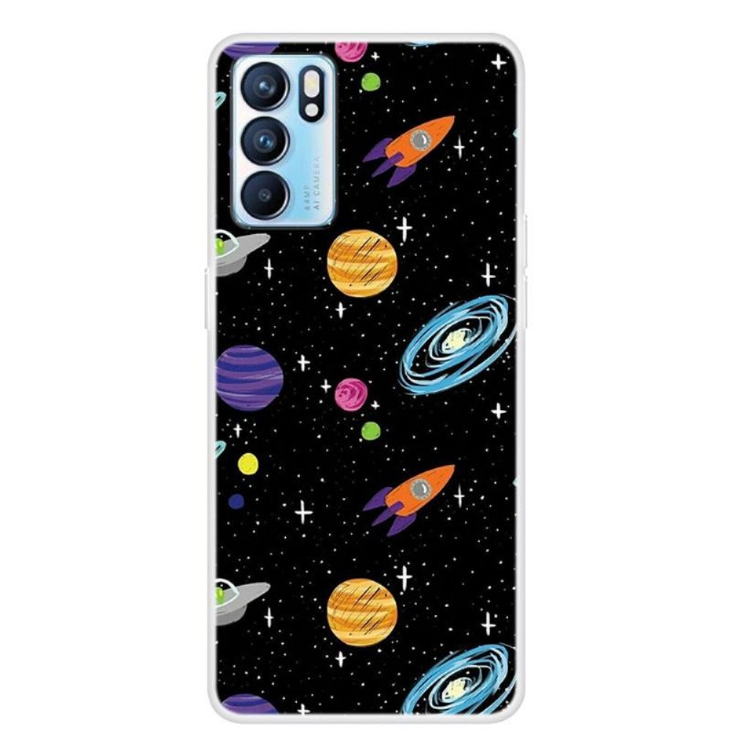 Hoesje voor Oppo Reno 6 5G Illustratieruimte