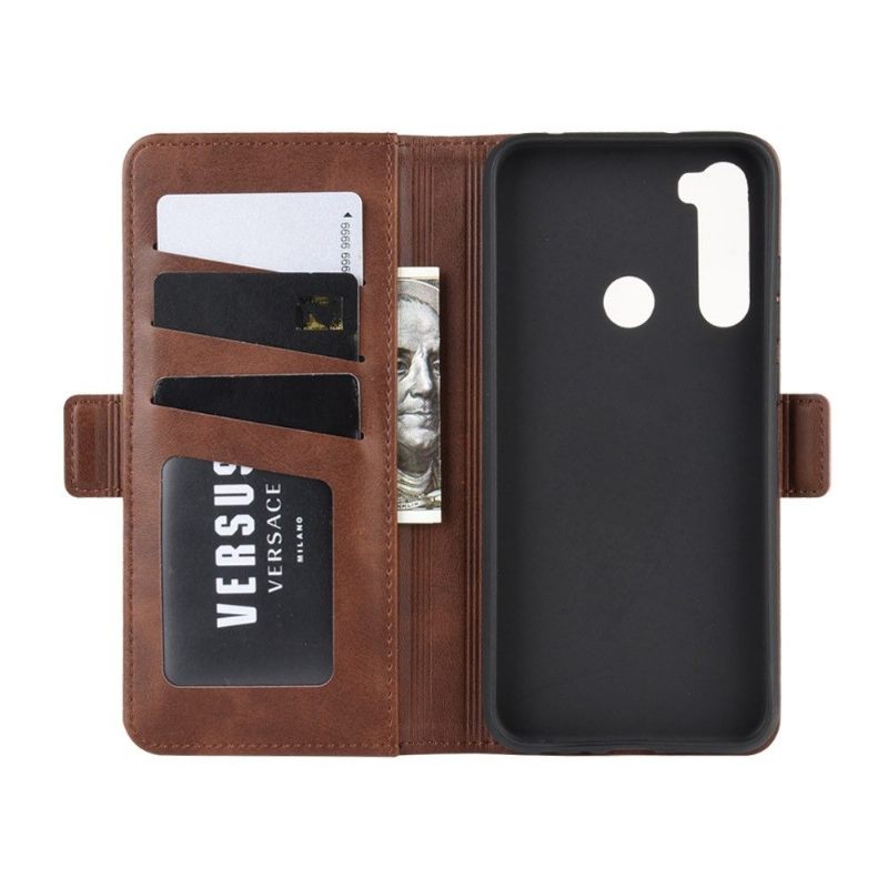 Cover voor Xiaomi Redmi Note 8T Anti-fall Portemonnee Leren Portemonnee Met Matte Leereffectcoating