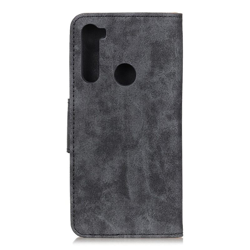 Folio-hoesje voor Xiaomi Redmi Note 8T Edouard In Vintage Kunstleer