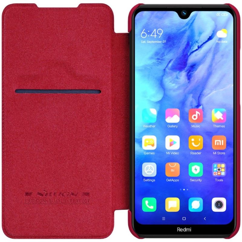 Folio-hoesje voor Xiaomi Redmi Note 8T Nillkin Qin Kunstleer