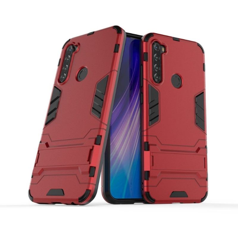 Hoesje voor Xiaomi Redmi Note 8T Anti-fall Cool Guard Schokbestendig Met Geïntegreerde Standaard