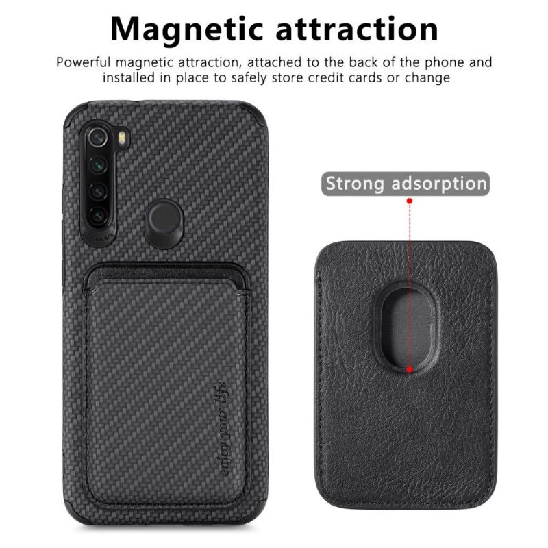 Hoesje voor Xiaomi Redmi Note 8T Bescherming Hoesje Magnetische Kaarthouder