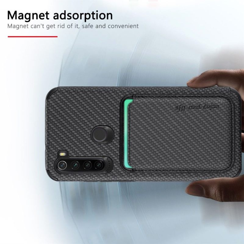 Hoesje voor Xiaomi Redmi Note 8T Bescherming Hoesje Magnetische Kaarthouder