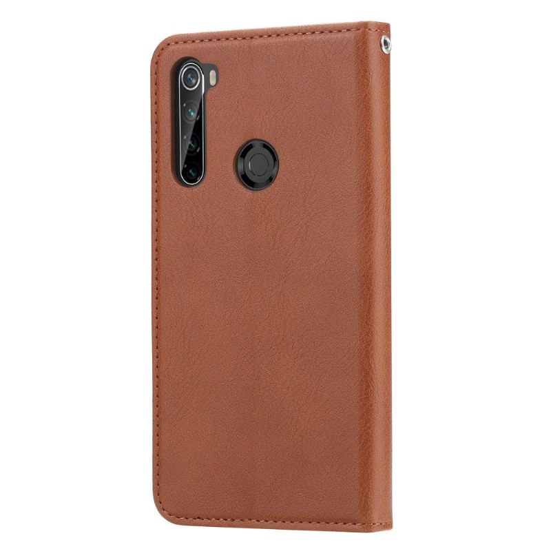 Leren Hoesje voor Xiaomi Redmi Note 8T Leren Effect Stand Case