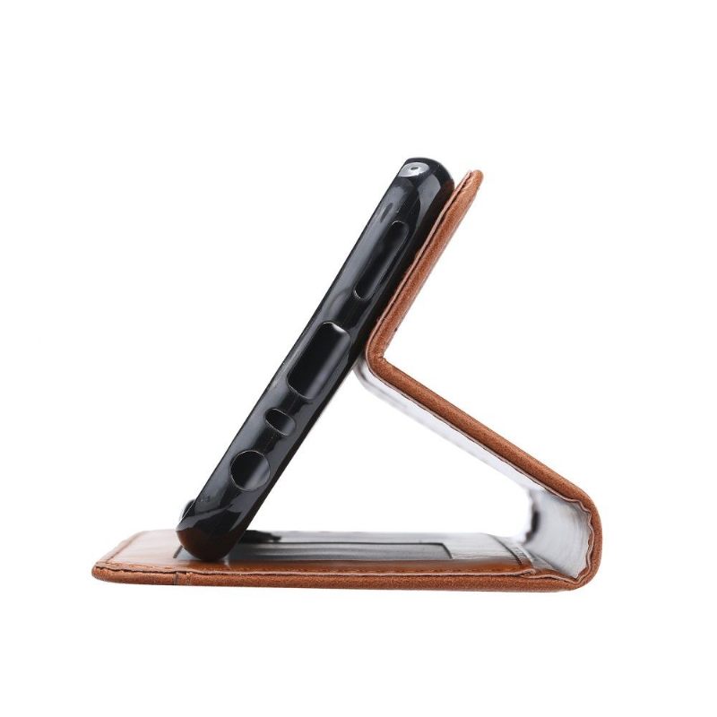 Leren Hoesje voor Xiaomi Redmi Note 8T Leren Effect Stand Case