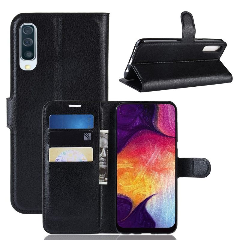 Cover voor Samsung Galaxy A50 Stijl Lederen Kaarthouder