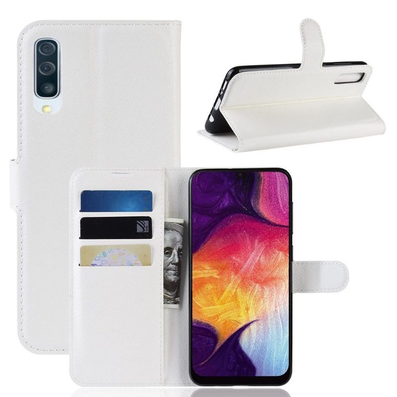 Cover voor Samsung Galaxy A50 Stijl Lederen Kaarthouder