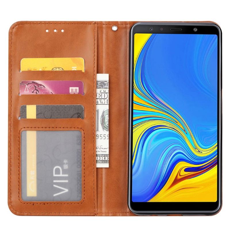 Folio-hoesje voor Samsung Galaxy A50 Stand Case Leren Kaarthouder