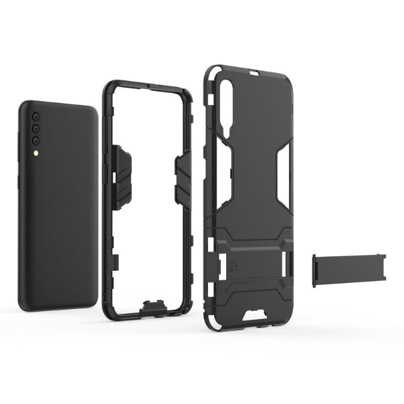 Hoesje voor Samsung Galaxy A50 Anti-fall Cool Guard Schokbestendig Met Geïntegreerde Standaard