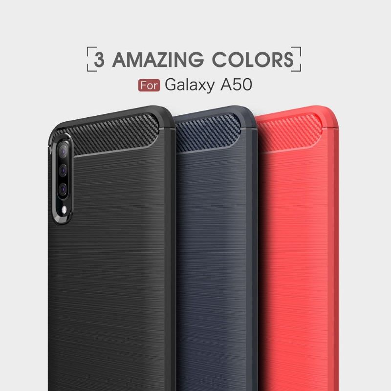 Hoesje voor Samsung Galaxy A50 Koolborstel Gel